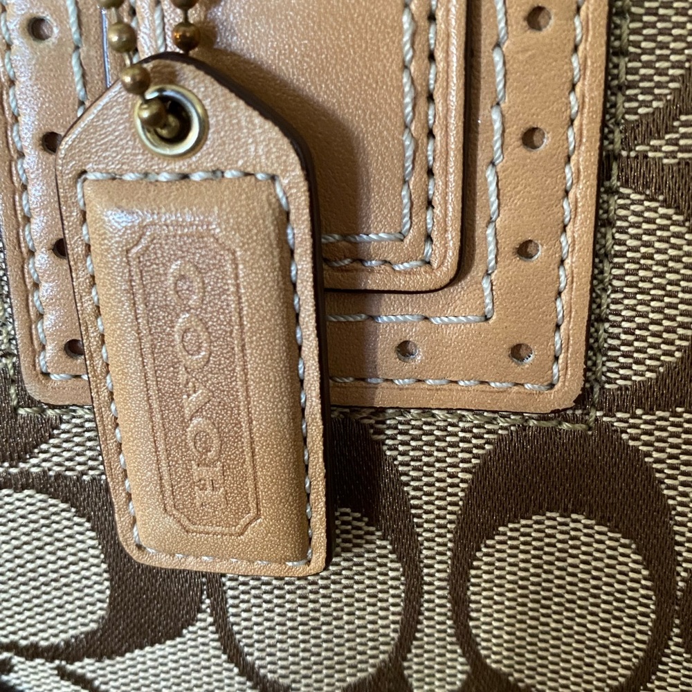 Authentic Monogram Coach Purse - Picture 2 of 6